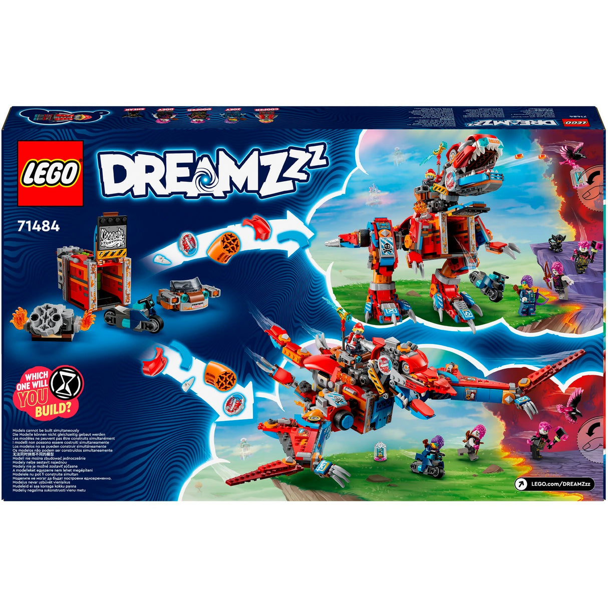 Lego Dreamzzz 71484 Coopers Roboter-Dinosaurier c. rex