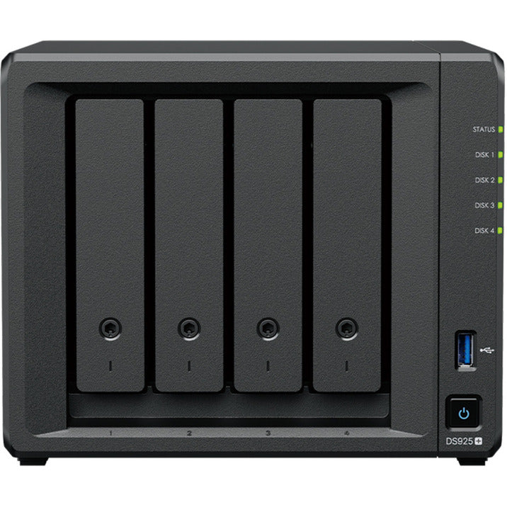 Synology Diskstation DS925+ NAS (schwarz, 2x 2,5GB LAN, 2x USB 3.2 Gen 1)