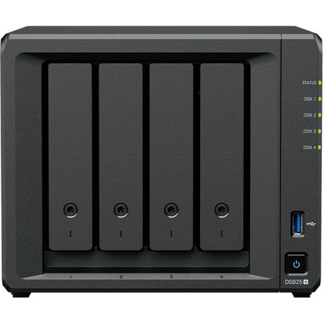 Synology Diskstation DS925+ NAS (schwarz, 2x 2,5GB LAN, 2x USB 3.2 Gen 1)