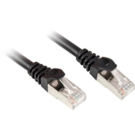 Sharkoon Netzwerkkabel SFTP, RJ-45 mit Cat.6 (schwarz, 10 Meter)