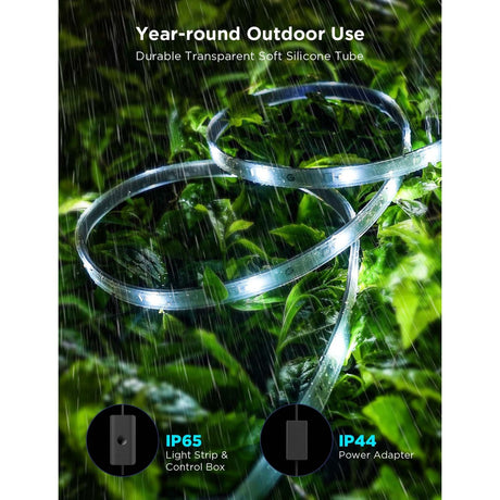 Govee Smart Outdoor LED-Streifen – 10 Meter IP65 – RGBICWW – App-Steuerung – Alexa Google