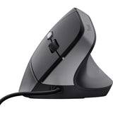 Trust bayo ii bedrade ergonomische muis (zwart, 800 dpi - 2400 dpi)