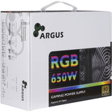 Inter-tech Argus RGB-650W CM II modulares 650-Watt-Netzteil (schwarz, 2x PCIe)