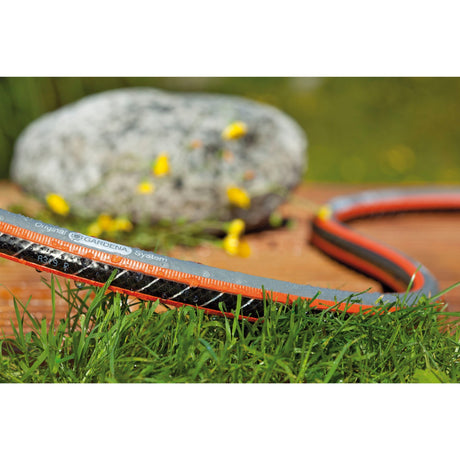 Gardena Komfort-Flexschlauch 13 mm (1 2) (schwarz orange, 18031-20, 15 m)