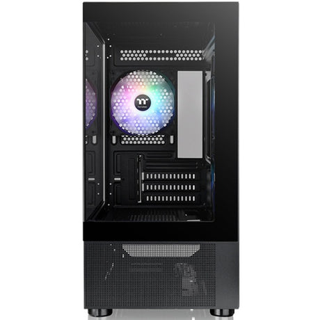 Thermaltake view 170 tg argb mini tower behuizing (zwart | 2x usb-a | rgb | tempered glass)