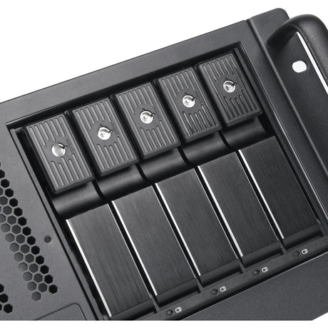 Silverstone RM41-H08 Rackgehäuse (schwarz | 2x USB-A 3.2 (5 Gbit s))