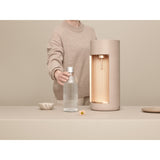 Mysoda glassy latte bruiswatertoestel (beige, excl. co2-gascilinder - met glazen fles)