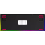 Lorgar kbp70tklw rgb mechanisch gaming toetsenbord (zwart, us lay-out (qwerty), logar toxic purple, 80% (tkl), rgb, hot-swappable, pbt double-shot, bluetooth | 2.4ghz | usb)