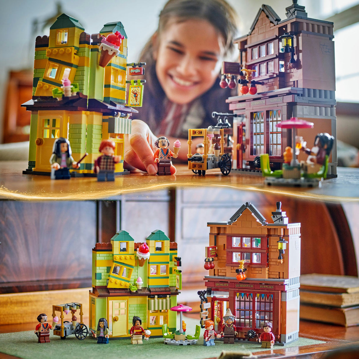 Lego 76452 Harry Potter Zwickelbinden, Quidditchpalast und Eisdiele