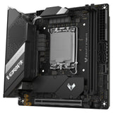 Maxsun ms-icraft z790 itx wifi socket 1700 moederbord (zwart, raid, 2.5 gb-lan, wlan, bt, sound, mini-itx)