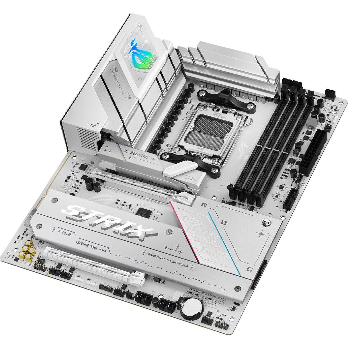 Asus ROG Strix B850-A Gaming Wi-Fi Sockel AM5 Motherboard (weiß, 2,5 GB-LAN, Wi-Fi 7, BT, Sound, ATX)