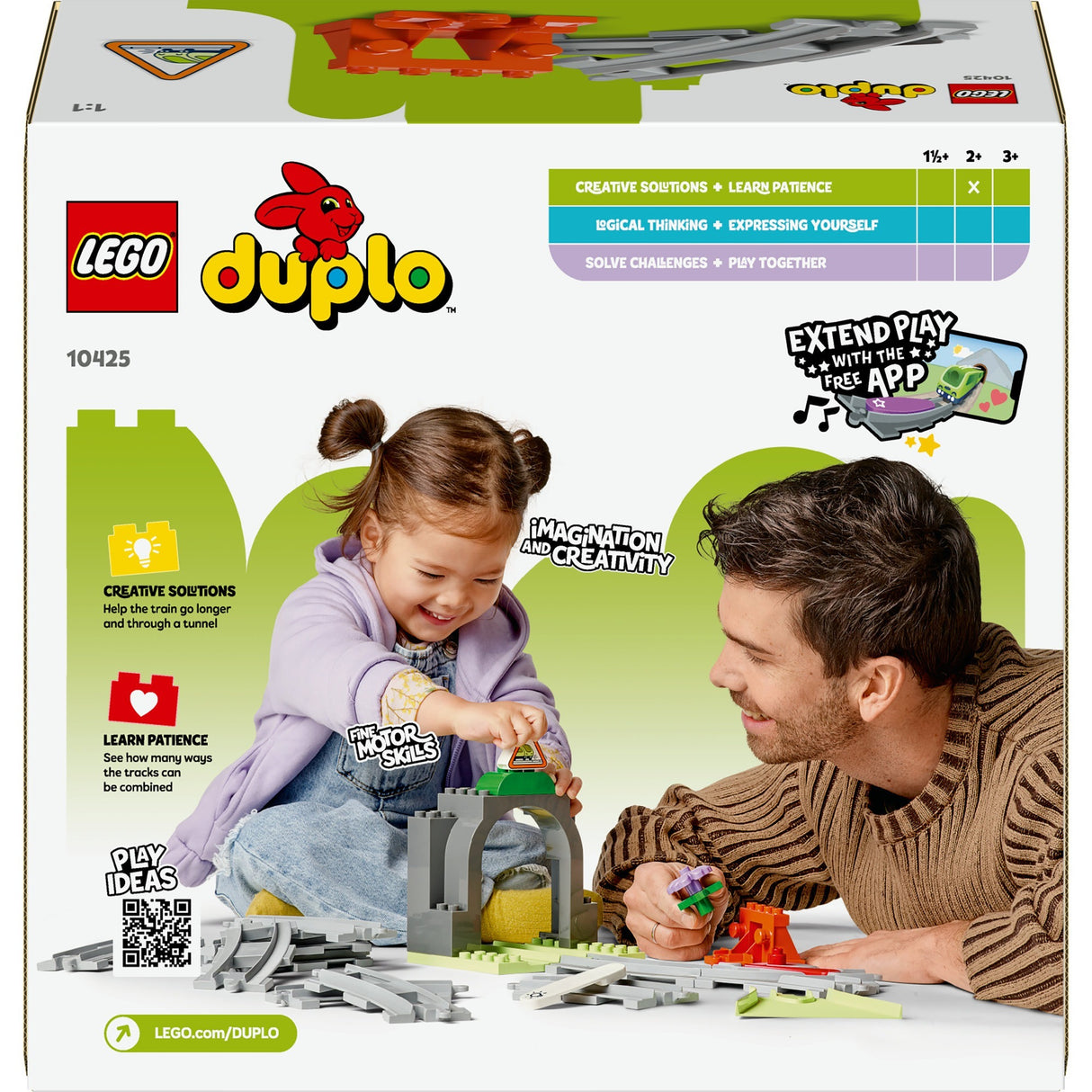 Lego Duplo Town 10425 Eisenbahntunnel und Schienen-Erweiterungsset