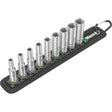 Wera Belt A Deep 1 Steckschlüsselsatz, 1 4 Steckschlüssel (schwarz, 9-teilig)