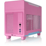 Thermaltake tr100 bubble pink mini tower behuizing (pink | 2x usb-a | 1x usb-c)