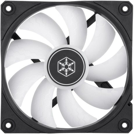 Silverstone Shark Force 120 ArGB Gehäuselüfter (schwarz, 120 x 120 x 25 mm, PWM)