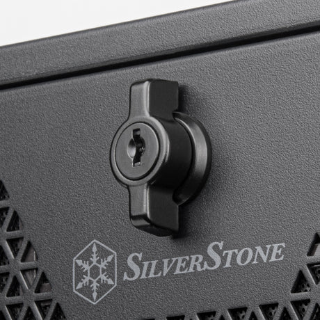 Silverstone RM44 Rackgehäuse (schwarz | 4U | USB Typ-C | 2x 80mm Gehäuselüfter im Lieferumfang enthalten)
