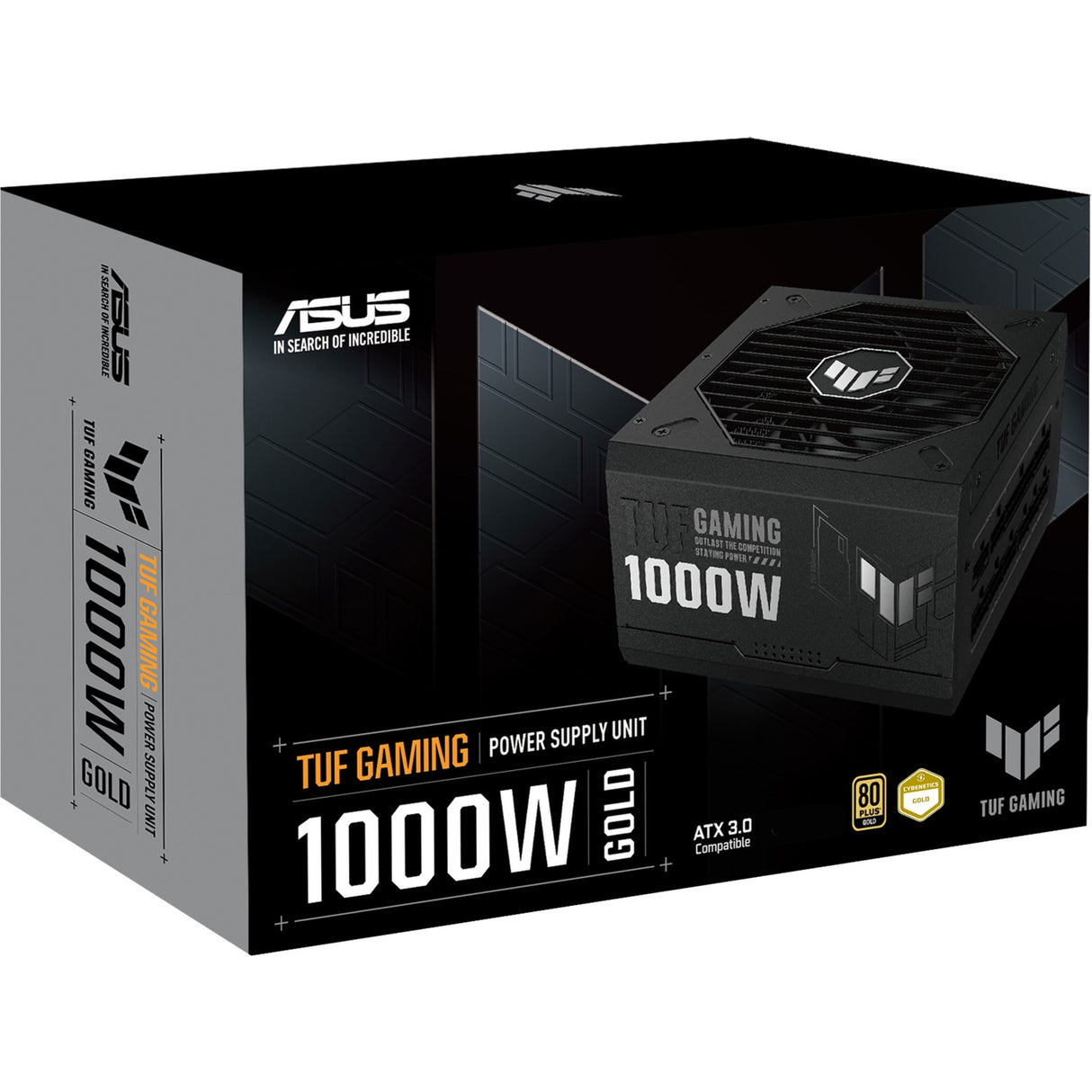 Asus TUF Gaming Gold modulares 1000-Watt-Netzteil (schwarz, 1x 12VHPWR, 4x PCIe)
