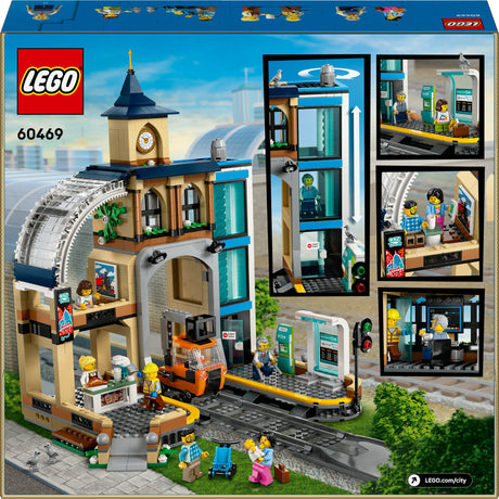 Lego® City Hauptbahnhof, Konstruktionsspielzeugset – 60469