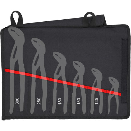 Knipex 00 19 55 S5 Werkstatt-Wasserpumpenzangen-Satz 5-teilig