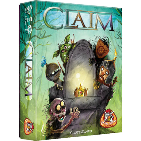 White Goblin Games Claim-Kartenspiel (Niederländisch, 2 Spieler, 25 Minuten, ab 10 Jahren)
