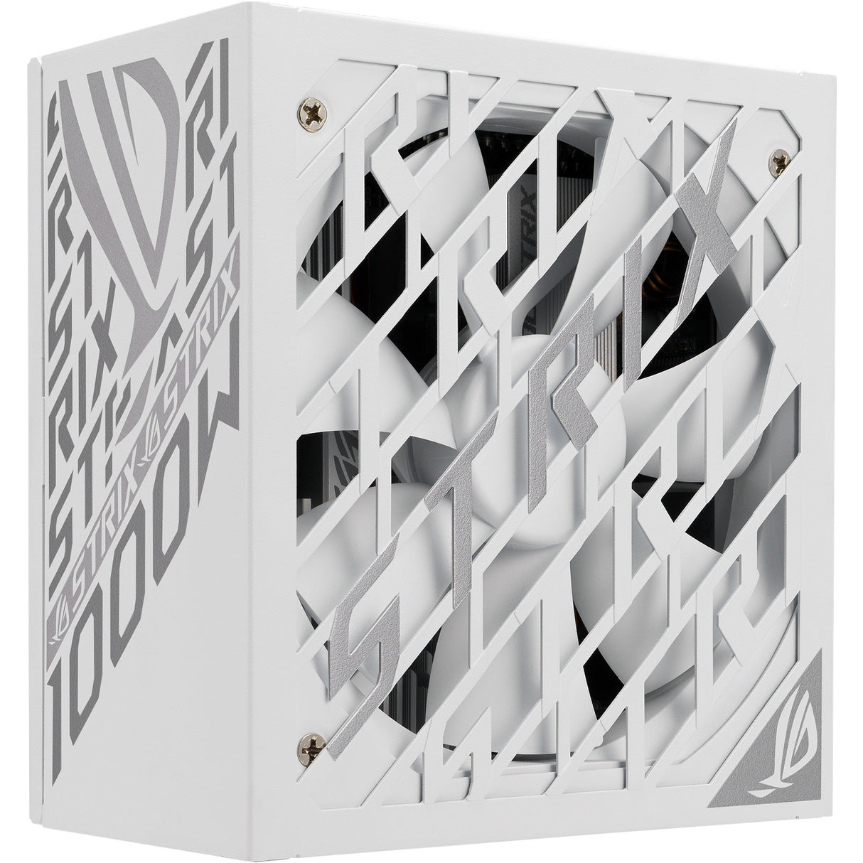 Asus Rog Strix Platinum White Edition modulares 1000-Watt-Netzteil (weiß, 1x 12V-2x6, 4x PCIe)
