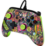 Powera Advantage Controller mit Kabel für die Xbox Series x|s – Fortnite: Glow (neongrün, Xbox Series x|s, Xbox One, PC)