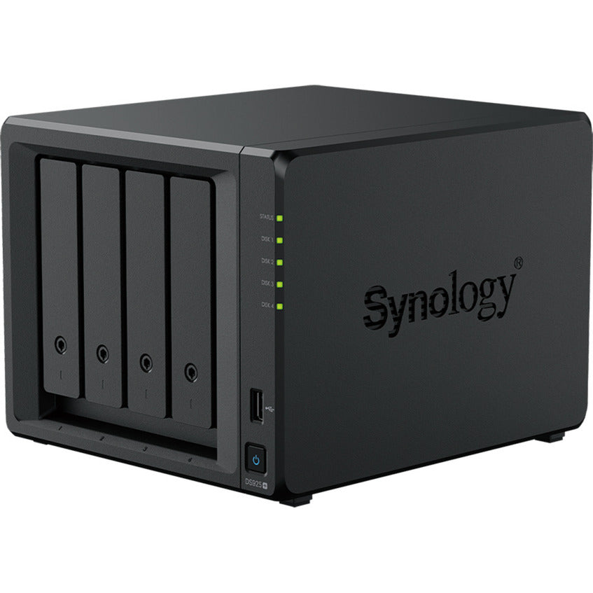 Synology Diskstation DS925+ NAS (schwarz, 2x 2,5GB LAN, 2x USB 3.2 Gen 1)