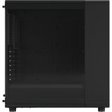 Fractal design north momentum edition midi tower behuizing (zwart houtkleur | 2x usb-a | 1x usb-c | tempered glass)