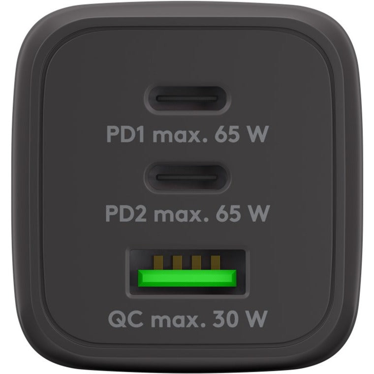 Goobay USB-C Schnellladegerät Nano (65 W) und USB-C Textilkabel