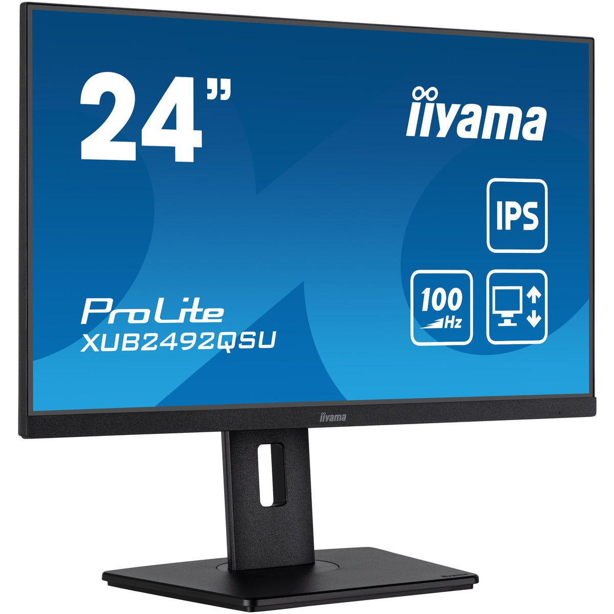 Iiyama prolite xub2492qsu-b1 23,8 Monitor (schwarz (matt), HDMI, Display Port, 3x USB-A, USB-C)