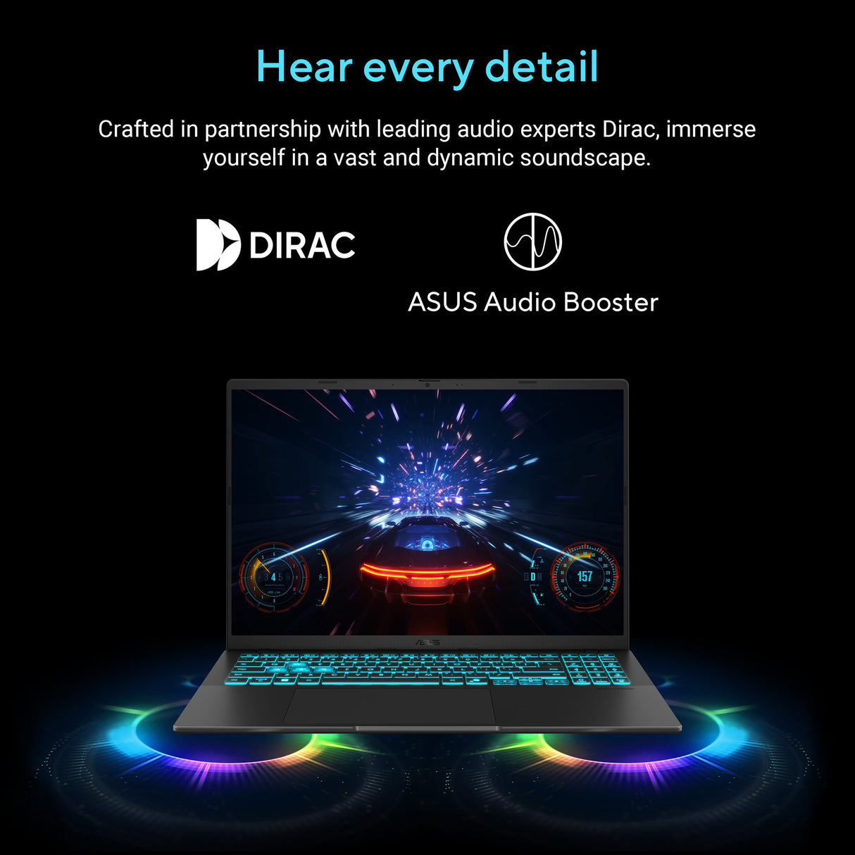Asus v16 fx3607vm-rp078ws 16 gaming laptop (zwart (mat) | core 7 240h | rtx 5060 | 16 gb | 1 tb ssd)