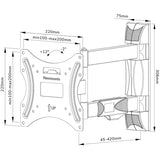 Neomounts WL40-550BL12 TV-Wandstonde