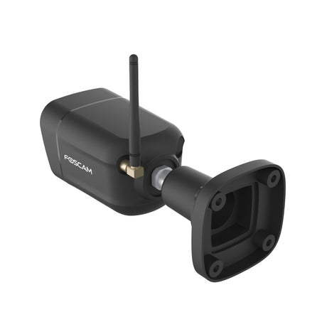 Foscam v8p, 4k 8mp Dualband-WLAN-Überwachungskamera (schwarz, mit Ton- und Lichtalarm)