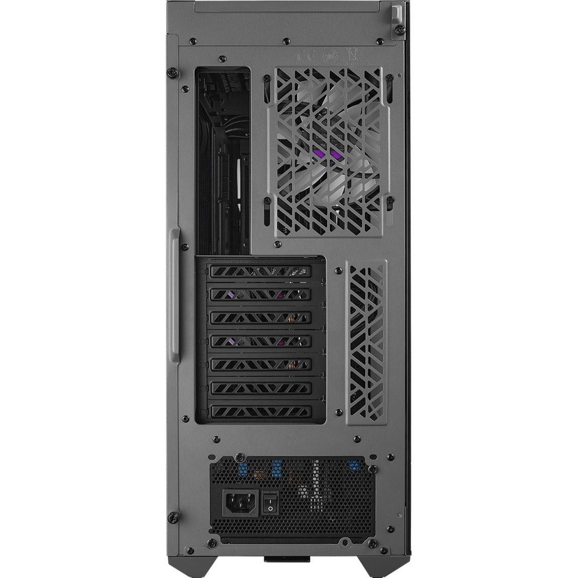 Cooler Master TD500 Max Midi-Tower-Gehäuse (Gunmetal | 2x USB-A | 1x USB-C | RGB | Gehärtetes Glas)