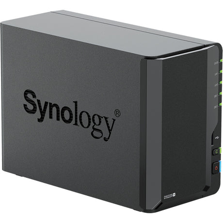 Synology Diskstation DS225+ NAS (schwarz, 1x 1GB LAN, 1x 2,5GB LAN, 2x USB 3.2 Gen 1)