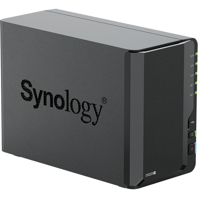 Synology Diskstation DS225+ NAS (schwarz, 1x 1GB LAN, 1x 2,5GB LAN, 2x USB 3.2 Gen 1)