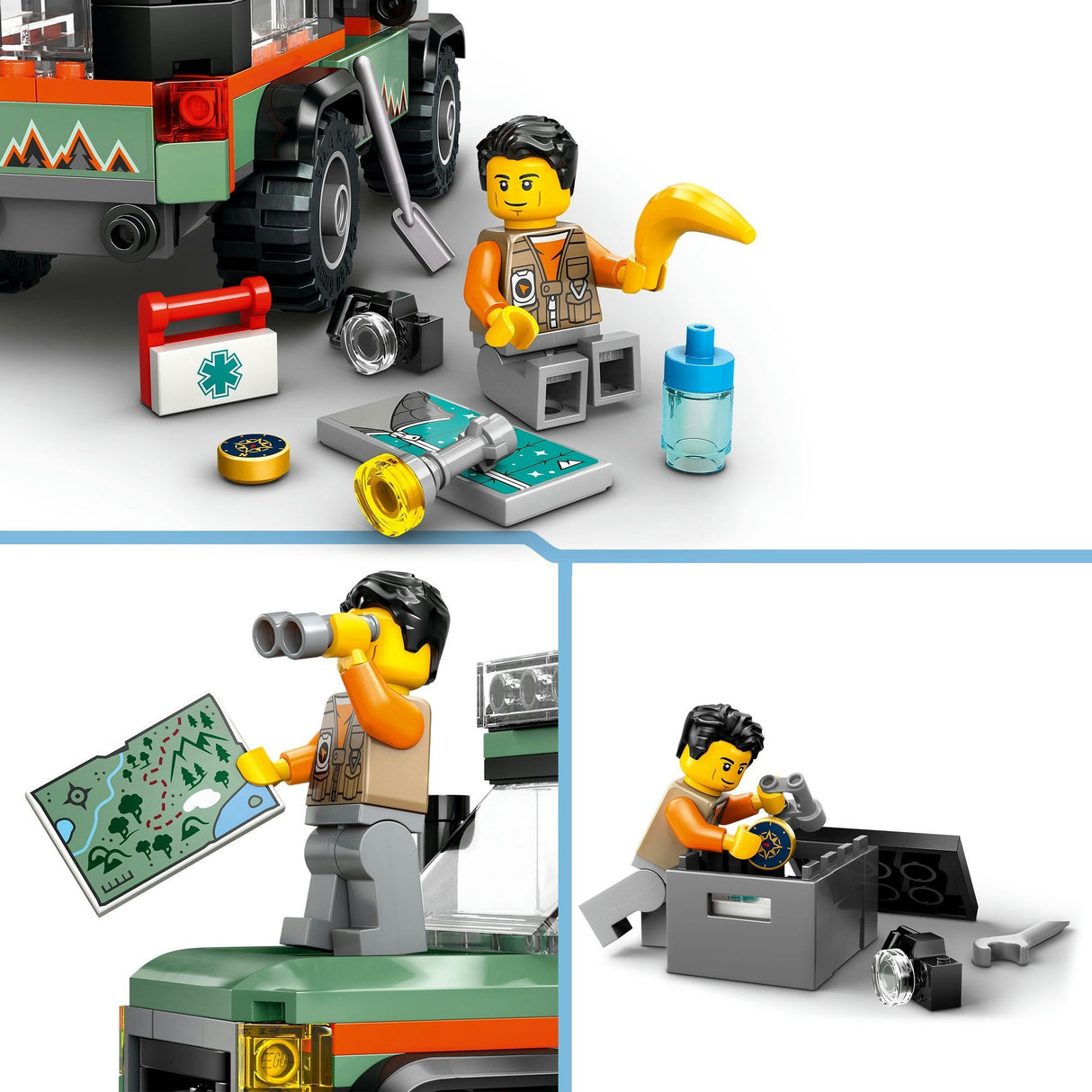 Lego City 60447 4x4 Geländewagen für die Berge