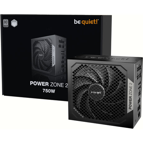 Ruhig sein! Power Zone 2 modulares 750-Watt-Netzteil (schwarz, 1x 12V-2x6, 3x PCIe)