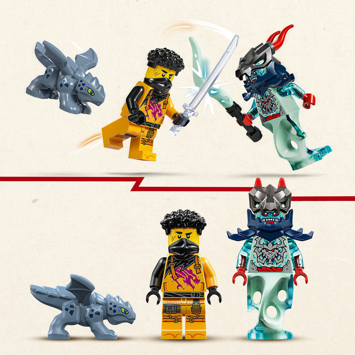 Lego Ninjago 71839 Arins Spinjitzu-Kampfmech