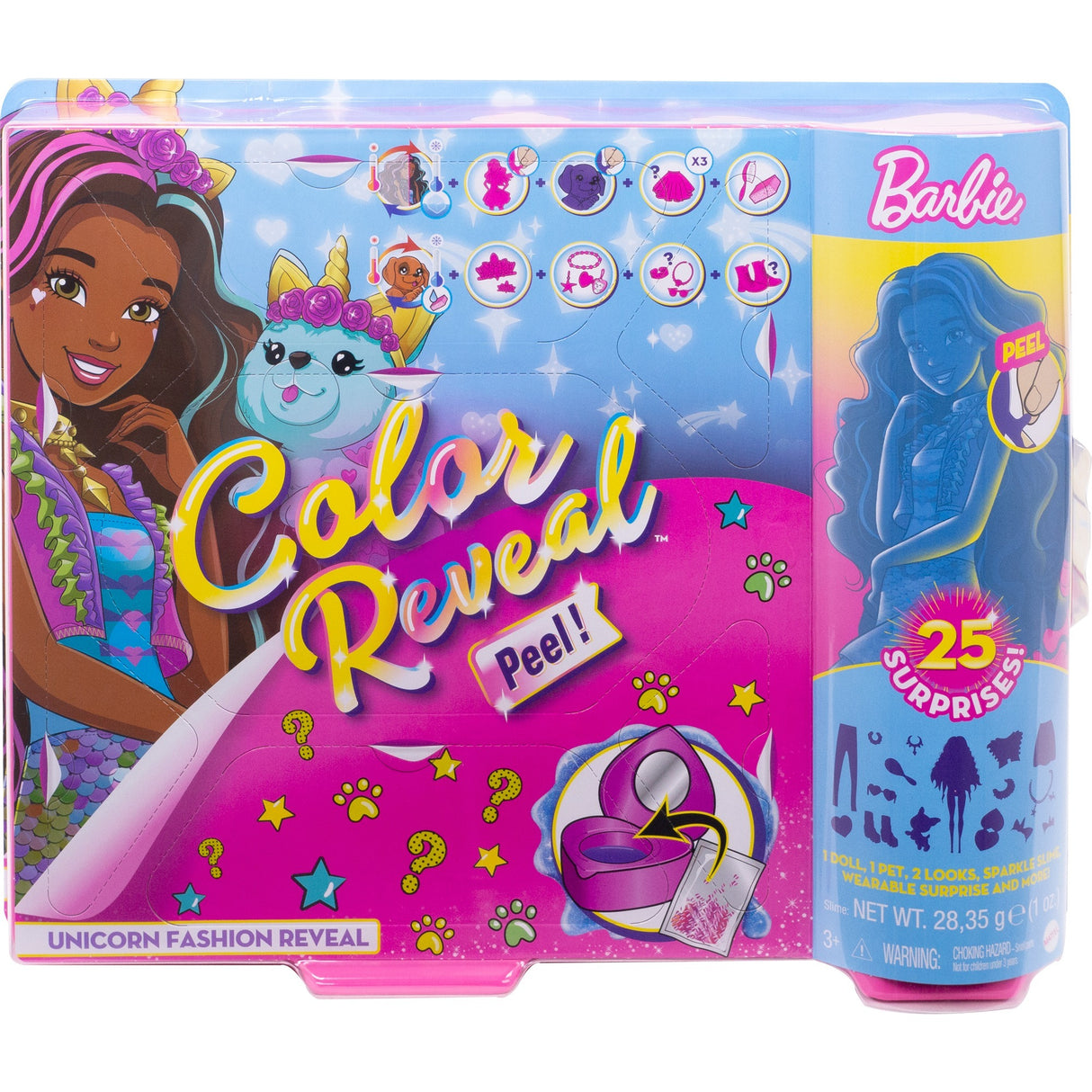 Mattel Farbe enthüllen Fantasy Fashion Eenhoorn