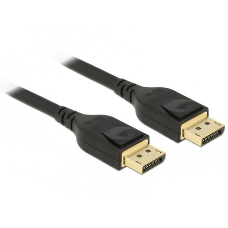 Delock Display Port Kabel (schwarz, 3 Meter, 8k)