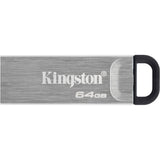 Kingston Data Traveler Kyson 64 GB USB-Stick (Silber, Dtkn 64 GB)