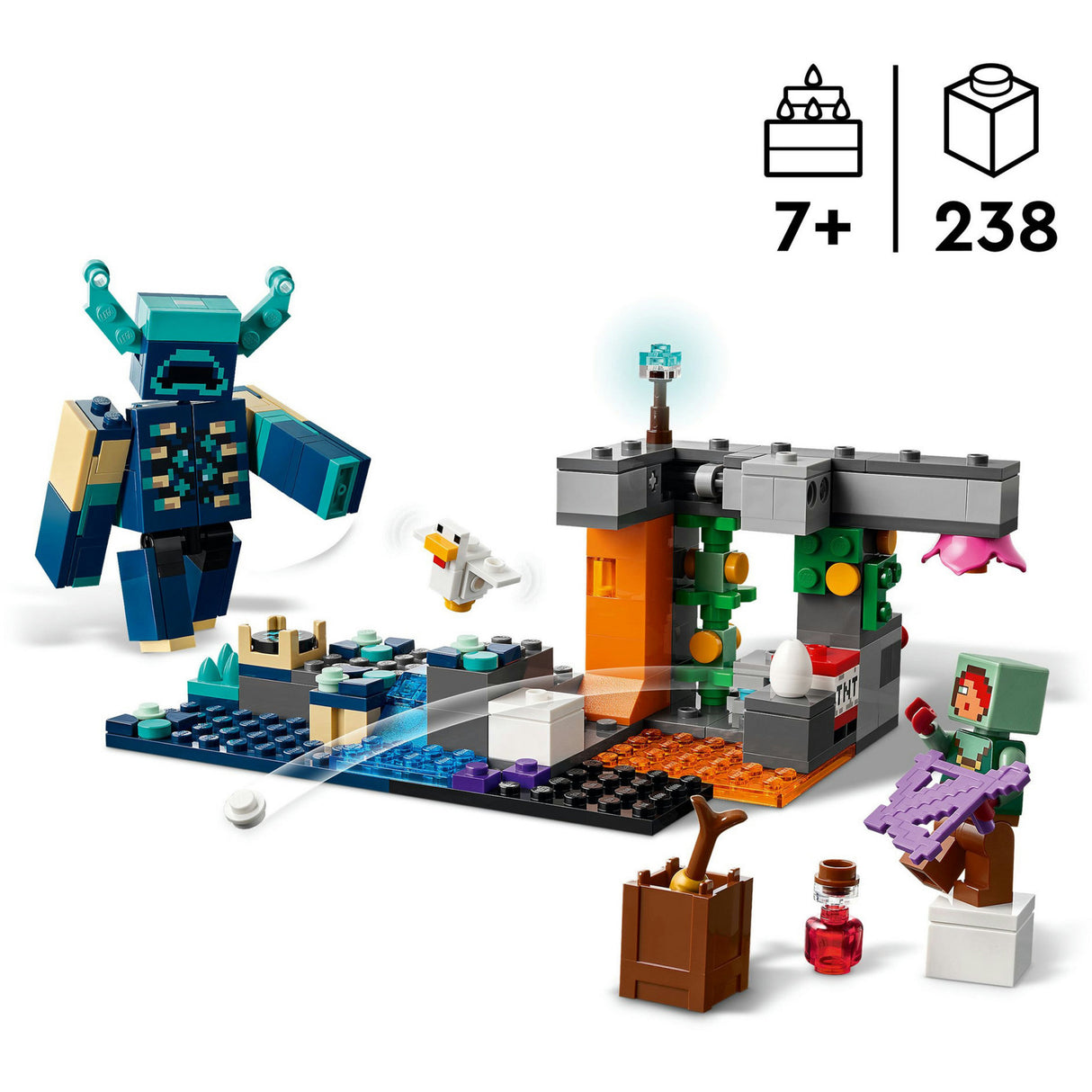 Lego Minecraft 21274 das Treffen mit dem Vorgesetzten