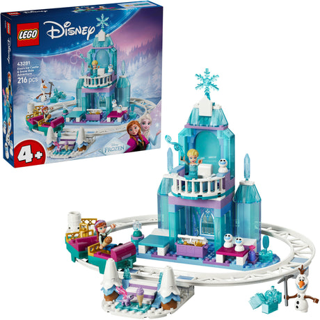 Lego Disney Princess 43281 Elsas Eisschloss und Schneefahrt