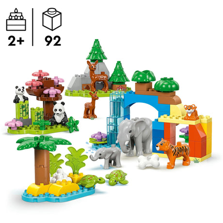Lego Duplo Town 10446 3-in-1-Familien wilder Tiere