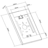 Neomounts WL15-650WH1 Wall Tablet Halter