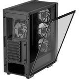 Deepcool cc560 v2 Midi-Tower-Gehäuse (schwarz | 2x USB-A | gehärtetes Glas)