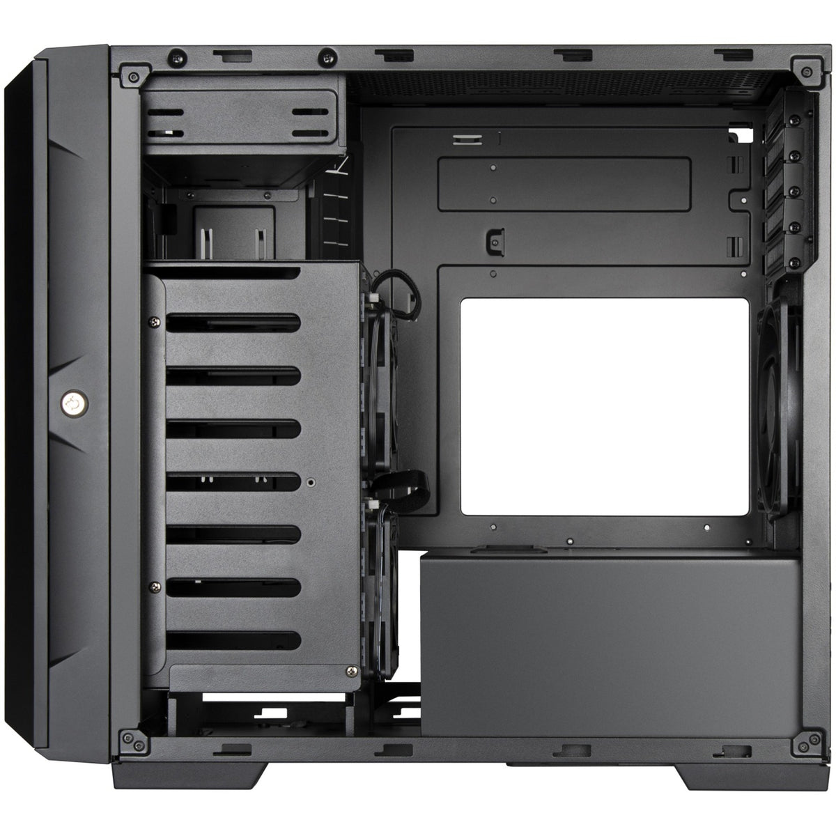 Silverstone CS382 Mini-Tower-Gehäuse (schwarz | 2x USB-A | 1x USB-C)