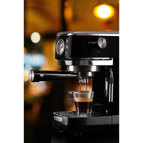 Ariete Moderna Espresso Slim 1381 12 Espressomaschine (schwarz)
