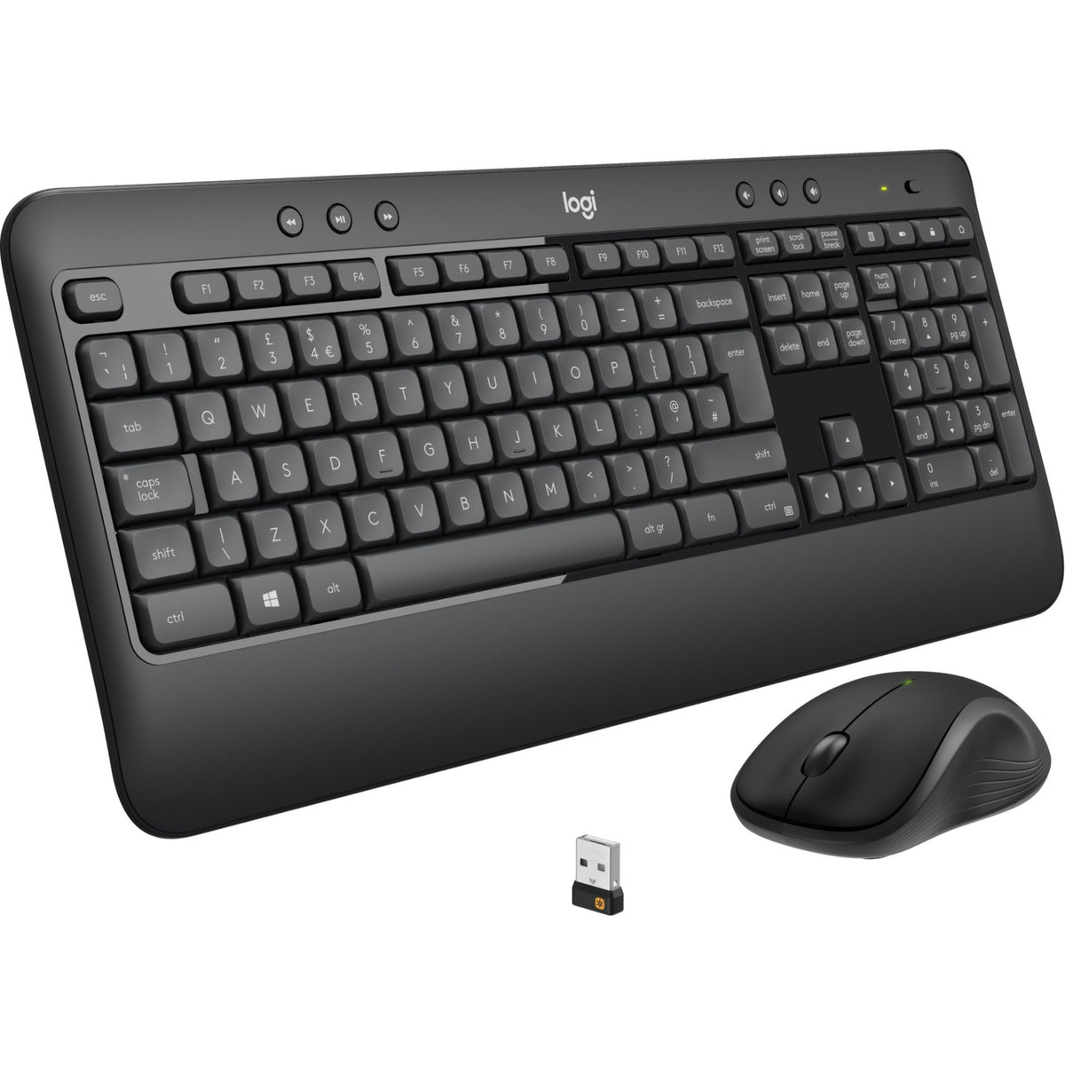 Logitech kabelloses Tastatur- und Mausset mk540 qwerty